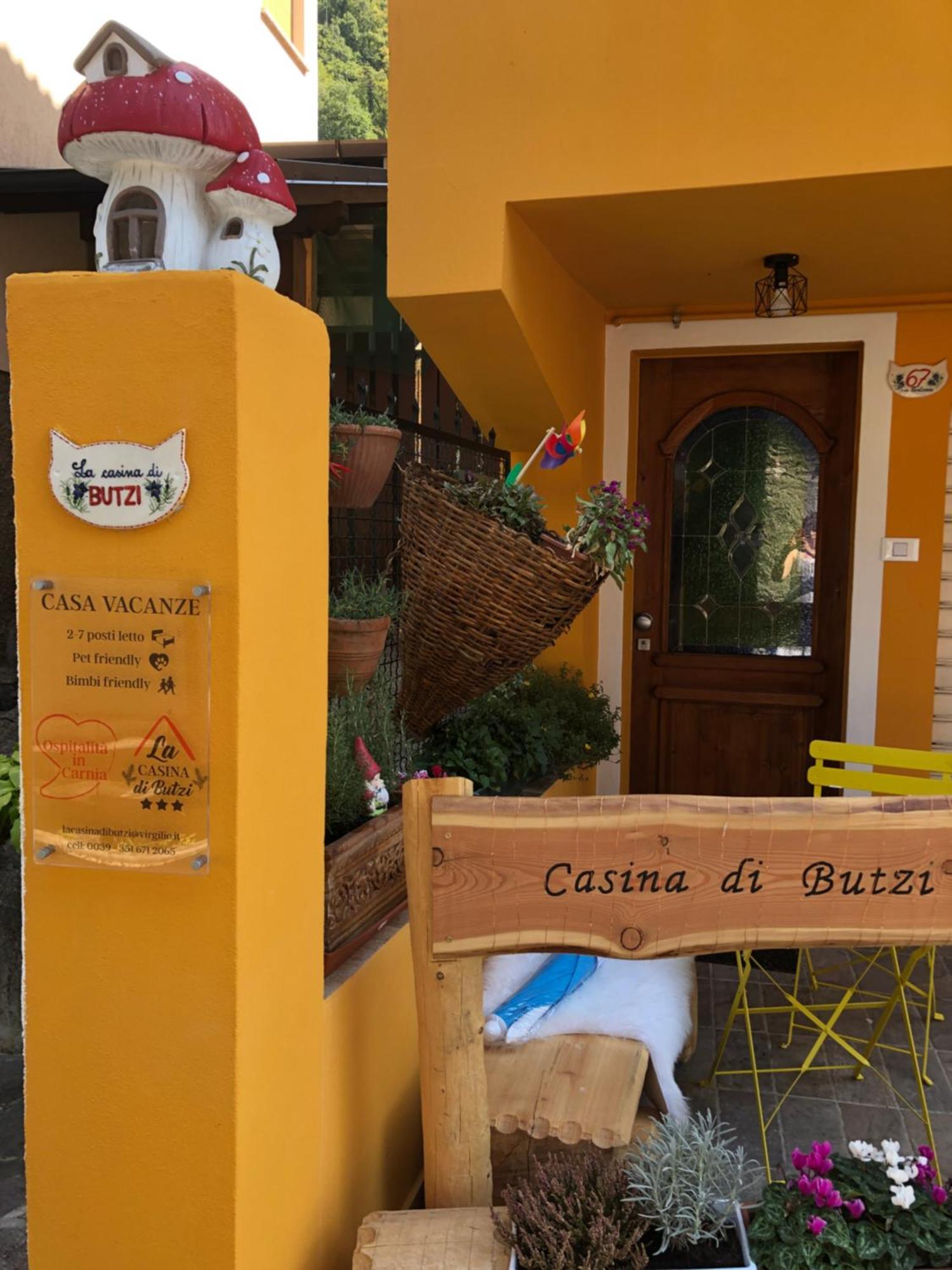 Holiday Guesthouse La Casina Di Butzi Pet Friendly - Terme Di Arta - Zoncolan 阿尔塔泰尔梅 外观 照片